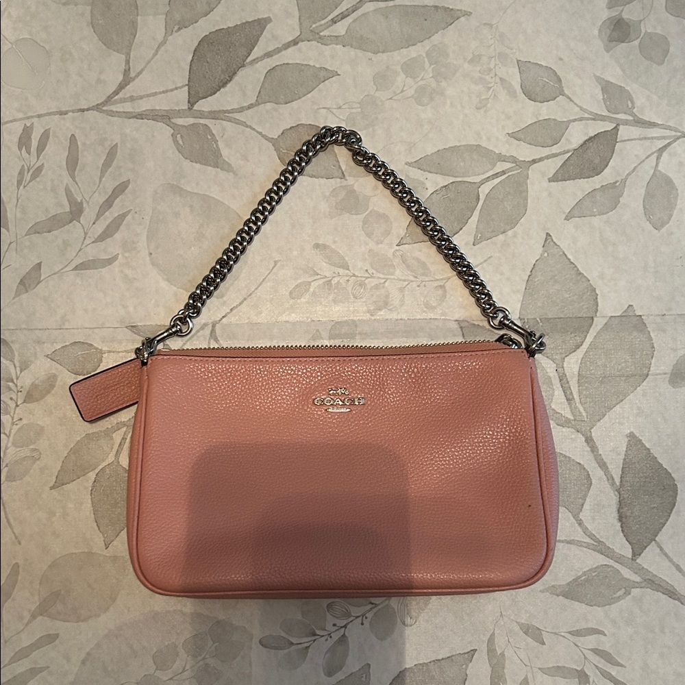 Coach Blush Pink Leather Shoulder Bag